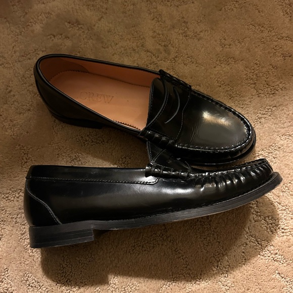 j.crew leather loafers size 6.5 - Picture 1 of 10